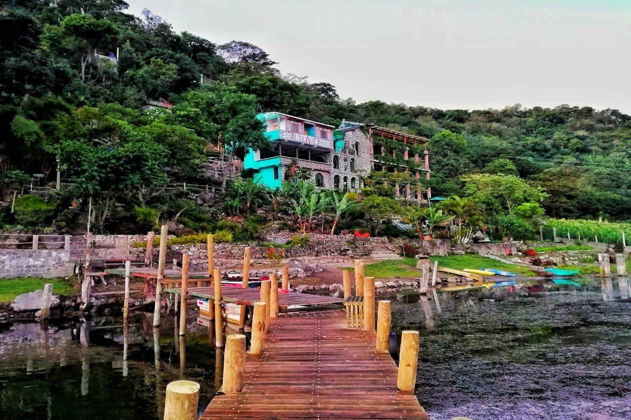 Eco Hotel Uxlabil Atitlan Сан-Хуан-Ла-Лагуна Екстер'єр фото